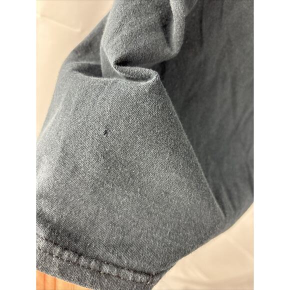 Bob Ross Mens Shirt Black Size Large Short‎ Sleeve Crewneck Graphic Painter Read - Picture 8 of 11